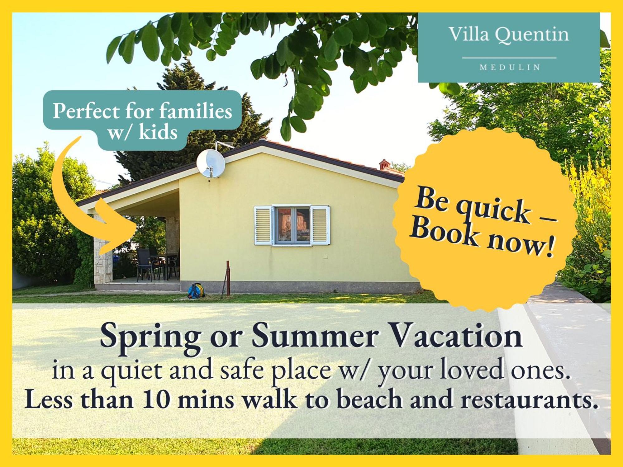 Villa Quentin - Quiet Place Close To Beach Medulin Kültér fotó